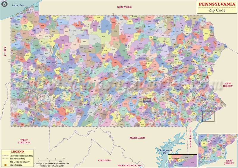 Pennsylvania Pennsylvania Zip Code Maps Dispensary Pa